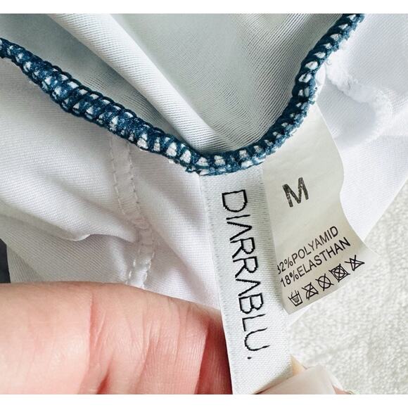 DIARRABLU Women’s Size M NABU Swimsuit Kailua Blue One Piece Swimsuit Bodysuit - Picture 5 of 5